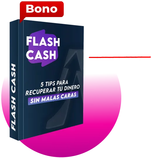 Icono purpura con bono de regalo Flash Cash.